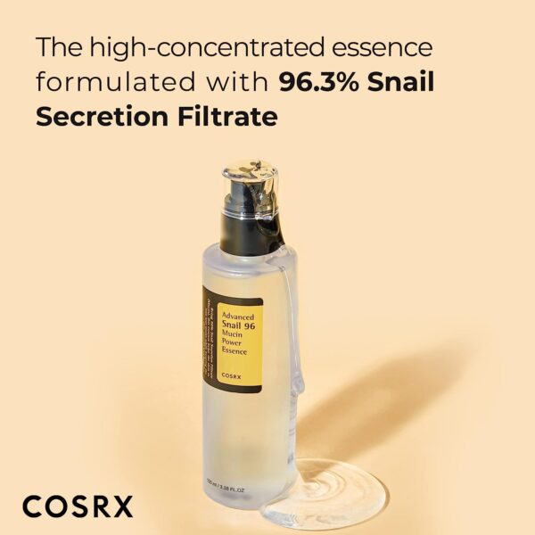 COSRX Snail Mucin 96% Power Repairing Essence 3.38 fl.oz 100ml,